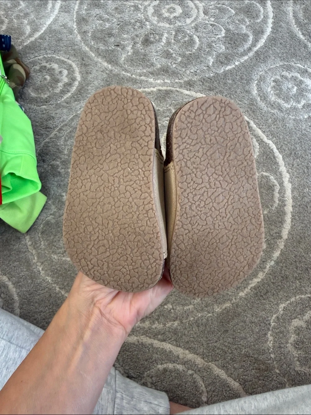 OshKosh B'gosh Tan Double-Buckle Kids Sandals